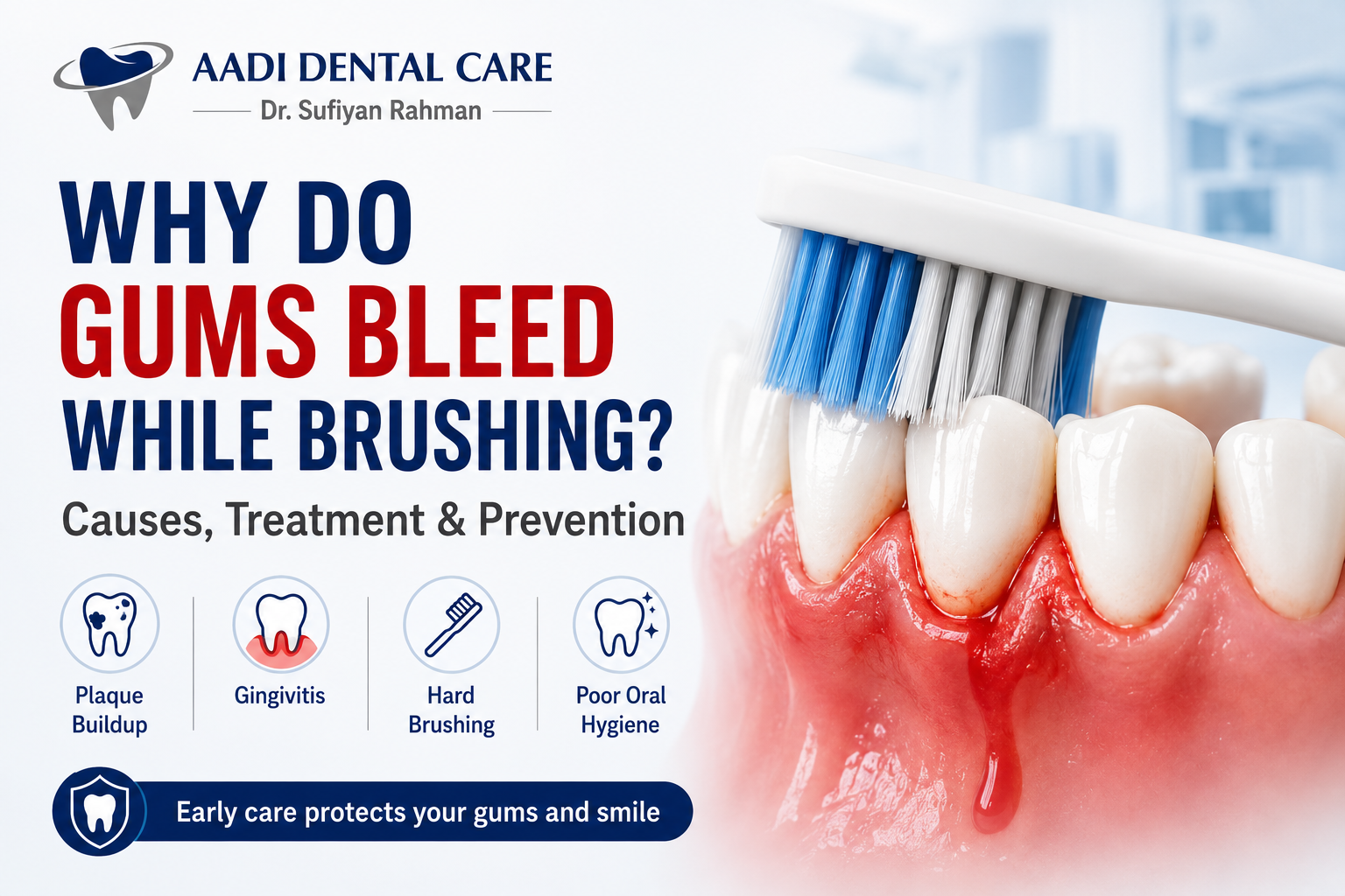 Why Do Gums Bleed While Brushing? Causes, Treatment & Prevention Guide